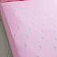 Sassy B Bedroom Lip Service Fitted Sheet 30cm Depth Pink