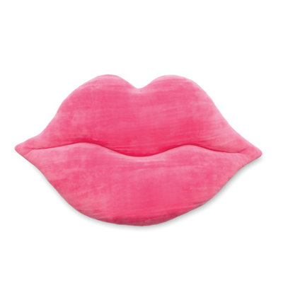 Sassy B Living Read My Lips Shaped Cushion Pink