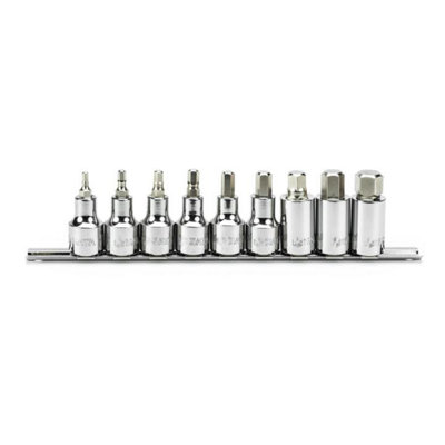 Sata 1/2 Dr 9Pc Hex Socket Set 4-17Mm With Maximum Strength And Durability