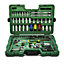 Sata 180Pc Mechanic Tool Metric Ratchet & Socket Set 1/4, 3/8, 1/2