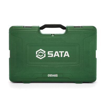 Sata 180Pc Mechanic Tool Metric Ratchet & Socket Set 1/4, 3/8, 1/2