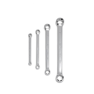 Sata 4pc E-Torx Box Wrench Set in Molded Storage Tray Chrome Vanadium