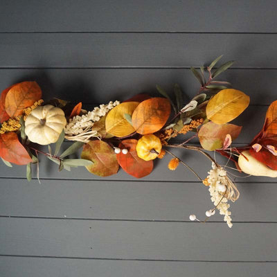 Satchville Autumn Leaves Garland Price Comparisons | Compare The Build