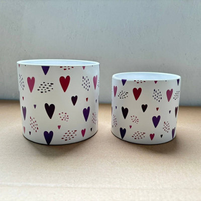 Satchville Ceramic Love Heart Pot