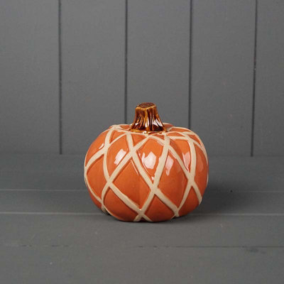 Satchville Orange Ceramic Pumpkins Price Comparisons | Compare The Build