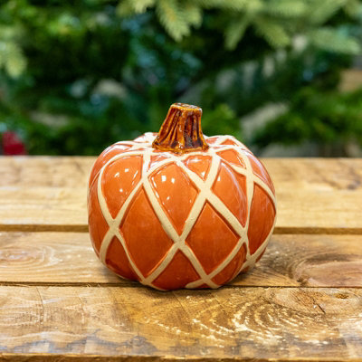 Satchville Orange Ceramic Pumpkins Price Comparisons | Compare The Build