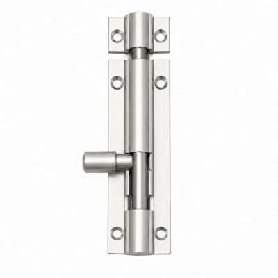 Satin Anodised Aluminium Straight Tower Bolt - Heavy Duty Gate, Shed ...