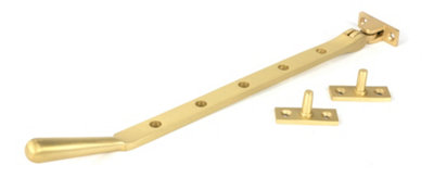 Satin Brass 12" Newbury Window Stay
