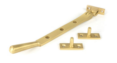 Satin Brass 8" Newbury Window Stay
