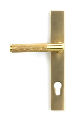 Satin Brass Brompton Slimline Lever Espag. Lock Set