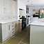 Satin Brass Hexagonal Cabinet T Bar Handle - Solid Brass - Hole Centre 632mm - SE Home