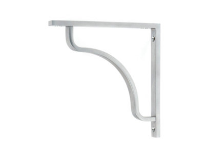 Satin Chrome Abingdon Shelf Bracket (150mm x 150mm)