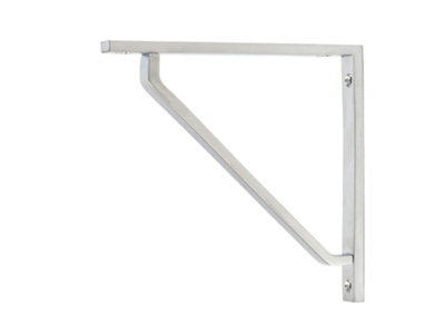 Satin Chrome Barton Shelf Bracket (150mm x 150mm)