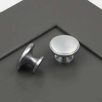 HandleMax 25-Pack Satin Nickel Cabinet Knobs – 6.5 Inch Center-to-Center Drawer Pulls (Model 18SN128)