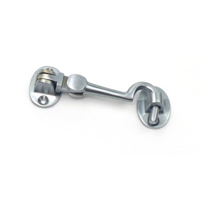 Satin Chrome on Solid Brass Cabin Hook 75mm Price Comparisons | Compare The Build