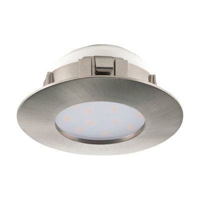 Satin Nickel 6W LED Flush Downlight for Walls and Ceilings