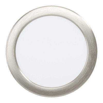 Satin Nickel Flush Downlight Spotlight 10.5W with Built-in LED for Wall and Ceiling