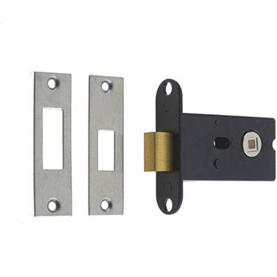 Satin Stainless Steel Box Deadbolts 76mm with 5mm Spindle for Enhanced Security - Door Bolt