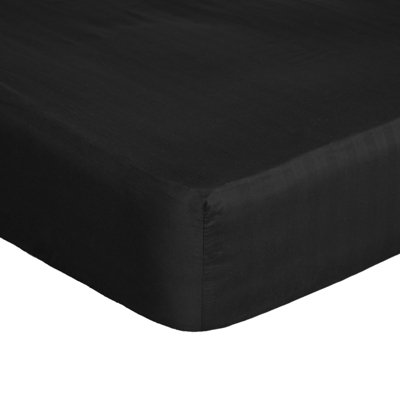 Satin Stripe Fitted Sheet Bed Hotel Luxury Hotel Bedroom - 3