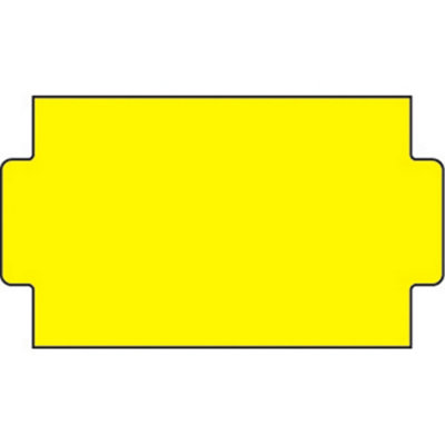 Sato NOR B Adhesive Permanent Labels Box (12 Rolls) Yellow (One Size)