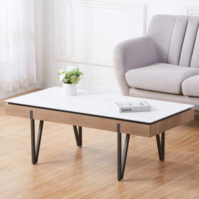 Satori Stone Coffee Table - Light Grey
