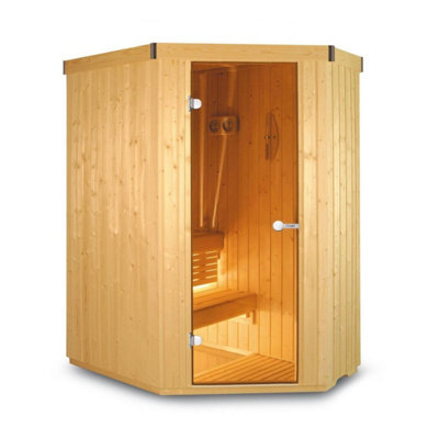 Sauna cabin Harvia Variant 1505x1505 left