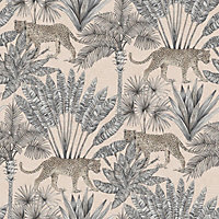 Savanna Cheetah Wallpaper Blush Grandeco 163802