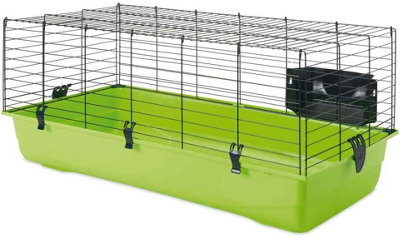 SAVIC Ambiente Small Animal Cage with Hay Rack Dwarf Rabbit 100 x 50 x ...