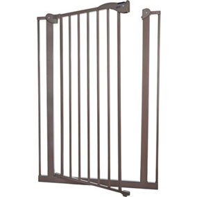 Savic Dog Pet Barrier Door Gate Grey Adjustable 75-84cm