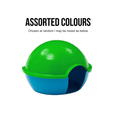 Savic Igloo Hamster House Home Hideout Assorted Colours 15.5cm x 12cm x 11cm DIY at B Q