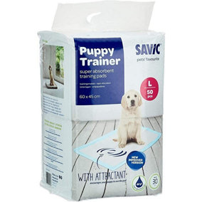 Savic Pet Dog Puppy Pads Training Floor Toilet Mats Large Pack of 50