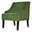 Savoy Velvet Armchair - Dark Green