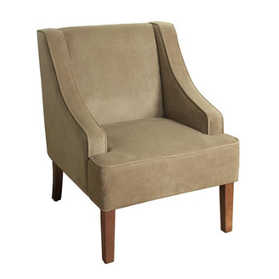 Savoy Velvet Armchair - Tan Mocha