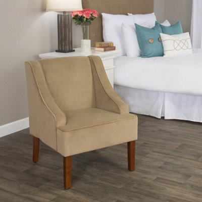 Savoy Velvet Armchair - Tan Mocha