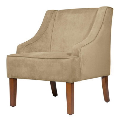 Savoy Velvet Armchair - Tan Mocha