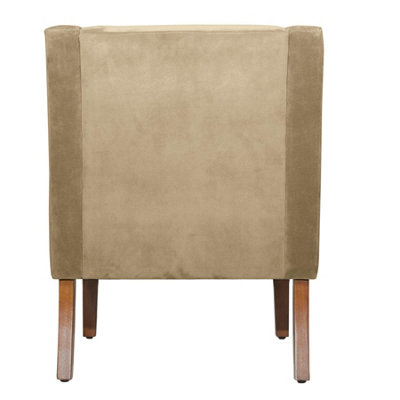 Savoy Velvet Armchair - Tan Mocha