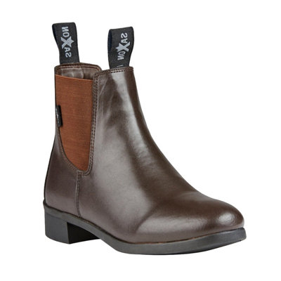 Saxon Syntovia Zip Paddock Boots in Black - Children's 2 - The Tried