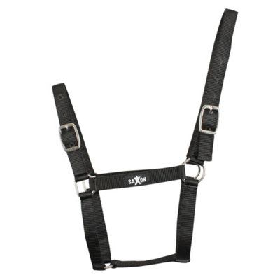 Saxon Economy Headcollar Black (Pony) Price Comparisons | Compare The Build