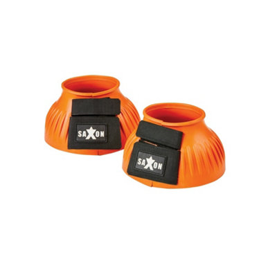 Saxon Ribbed Touch Tape Bell Boots Orange (Pony) Price Comparisons | Compare The Build