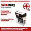 Saxton 10x PZ2-50mm Pozi-Drive 2 Impact Duty Screwdriver Drill Driver Bits Sets Tic Tac Box