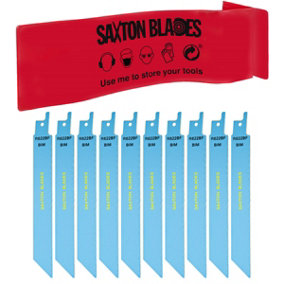 Saxton 150mm Reciprocating Sabre Saw Metal Blades R622BF, Pack of 10
