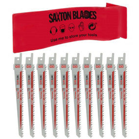 Saxton 150mm Reciprocating Sabre Saw Wood Blades R644D, Pack of 10