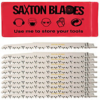 Saxton 240mm Reciprocating Sabre Saw Wood Blades R1021L Pack of 10