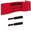 Saxton Impact Duty Srewdriver Drill Driver Strong Magnetic Bit Holders 1/4 Inch Hex Shank - 2 Pack