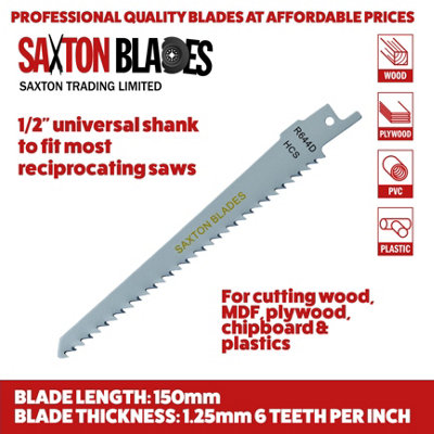 Saxton RPR12MXA 12 Blade Reciprocating Sabre Saw Combo Wood & Metal