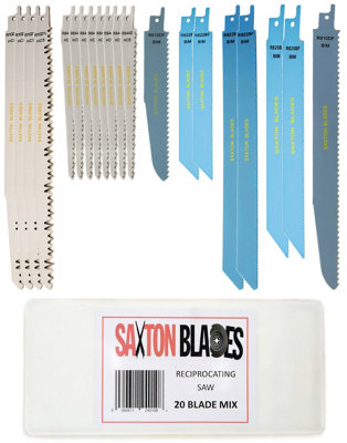 Saxton RPR20MXA 20 Blade Reciprocating Sabre Saw Combo Wood Metal & Demolition