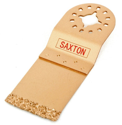 Saxton SH35EC03 Oscillating Multitool Blade 35mm Carbide End Cut Blade Pack of 3