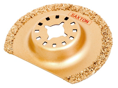 Saxton SH63CD02 Oscillating Multitool Blades 63mm Carbide Blades Pack of 2