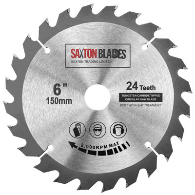 Saxton TCT15024T TCT Circular Blade 150mm x 24T