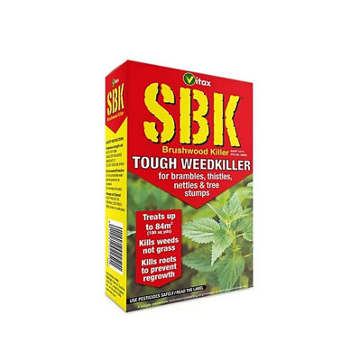 SBK Brushwood Tough Weed Killer 250ml Effective Herbicide for Tough Weeds & Woody Plants